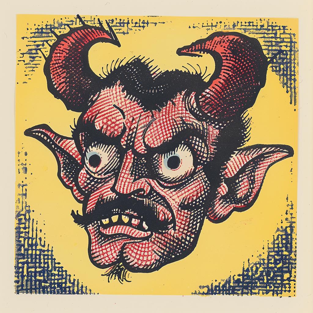 devil  poster  illustration  face  puzzled  horns  fantasy  character  dark  artwork 917142