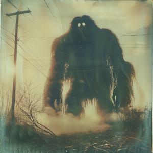 polaroid  bigfoot  woods  monster  photography  1974  terrifying  creature  nature  art 1071947