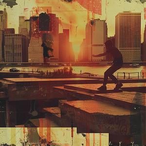 skateboarder  NYC  city  ramp  parkour  urban  action  dynamic  stunt  sport 1072336