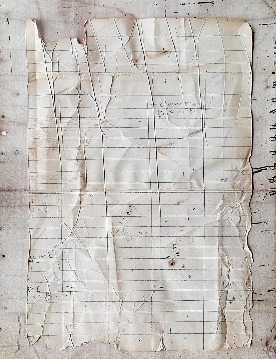 vintage  lined  paper  writing  scuffed  tape  finland  1855  scotch  markings 961830