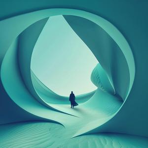 surreal  photography  Moebius  minimalism  fantasy  abstract  tunnel  sand  negative  space 1040635