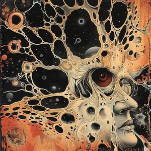painting  woman  bubbles  face  abstract  chemigram  creative  artistic  modern  colorful 1061460