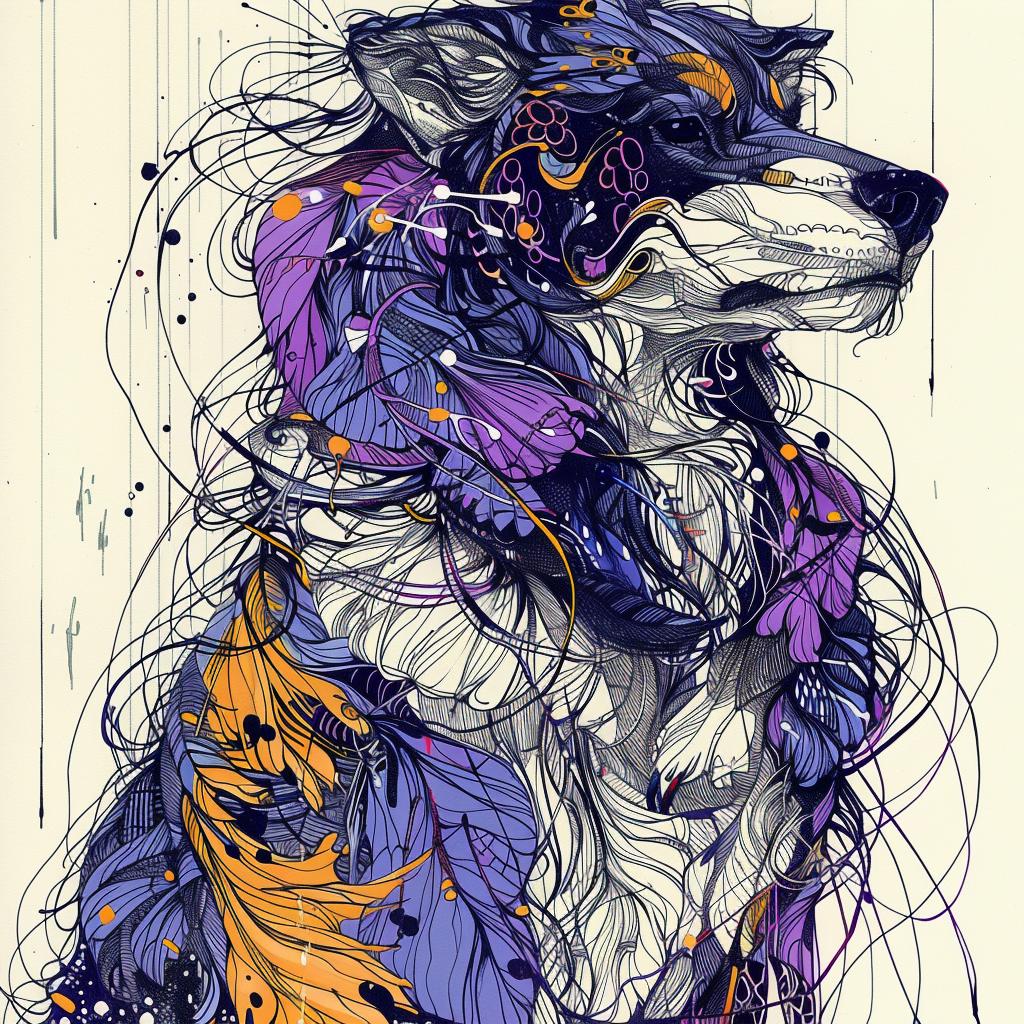 mythical  creature  dog  hybrid  fantasy  unique  imaginative  blending  canine  art 952770