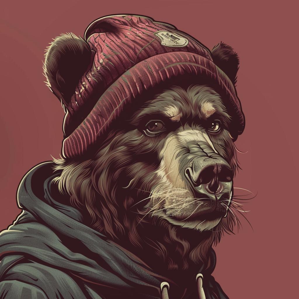 bear  animal  hip-hop  street  culture  hoodie  aggressive  cap  urban  fashion 956251
