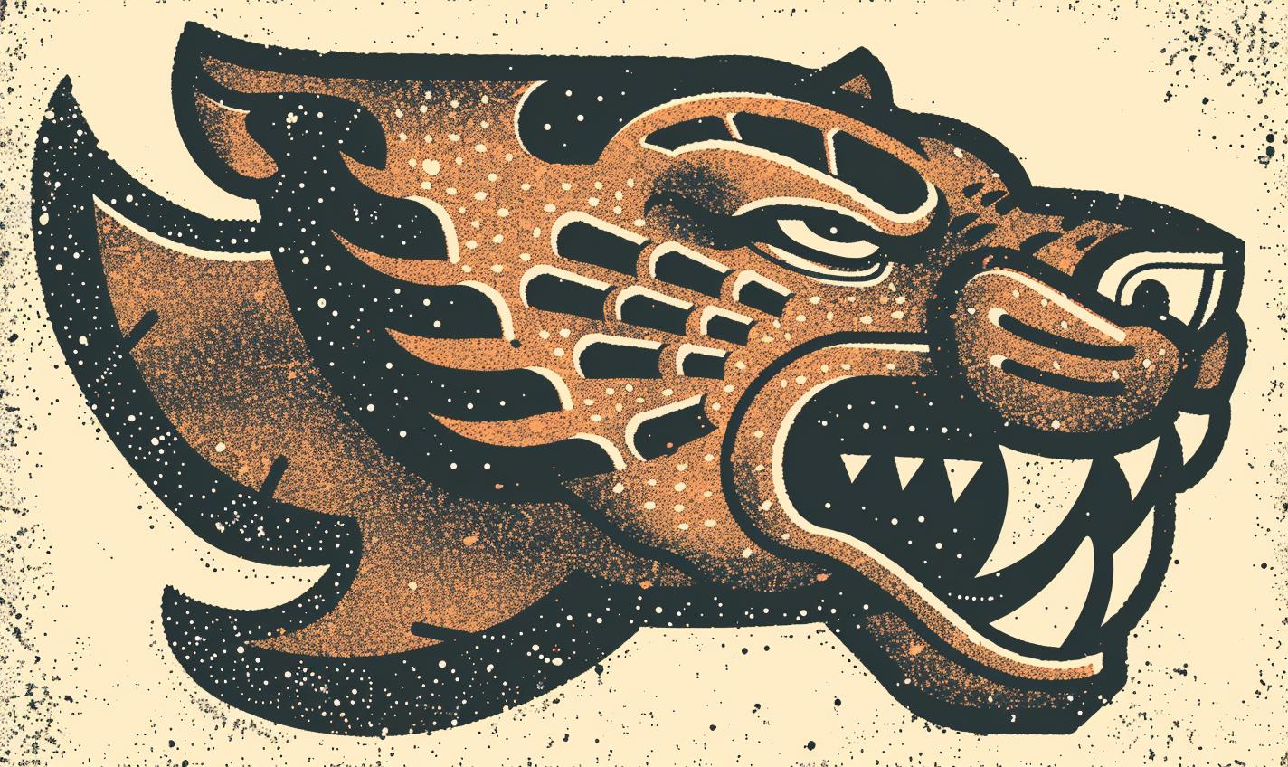 tiger  head  black  white  background  Todd  McFarlane  illustration  creature  art 934091