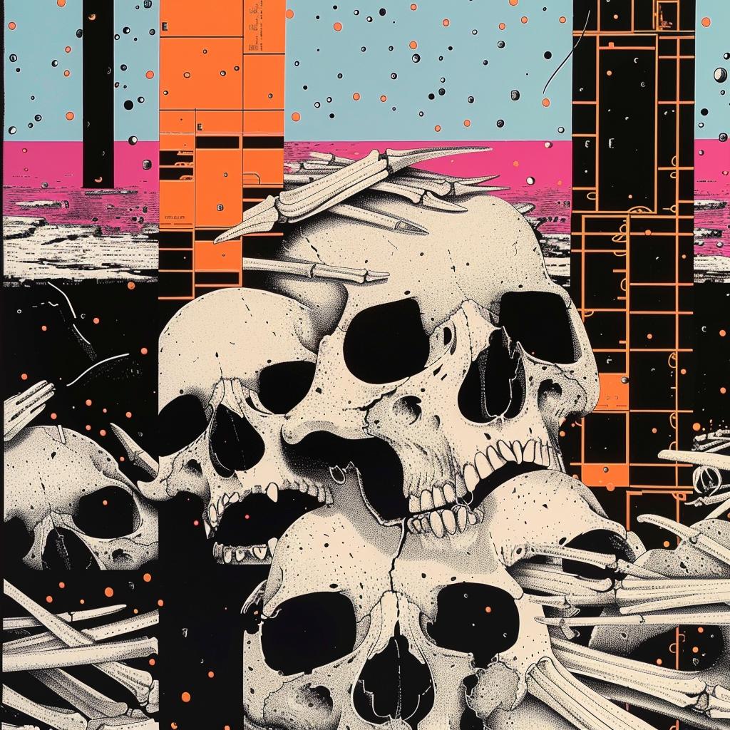 walrus  skeletons  perspective  dark  nighttime  arctic  space  cold  weather  Jean 1021105