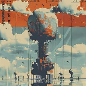 poster  tower  ocean  landscape  isolation  architecture  design  symbolic  bold  visualization 1040302