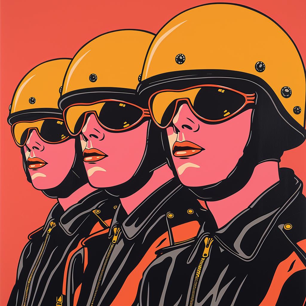 police  riot  gear  surreal  lighting  glow  men  helmets  sunglasses  orange 962900