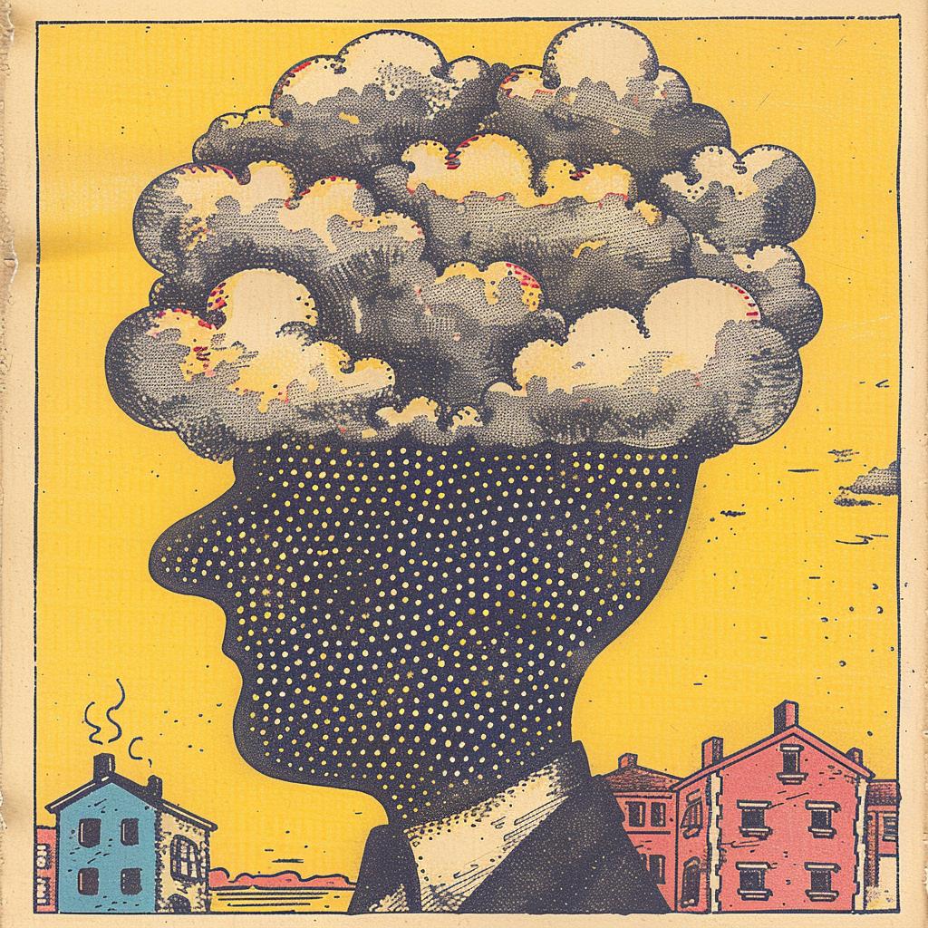 surreal  clouds  man  head  artwork  conceptual  dreamlike  visual  imagination  portrait 917357