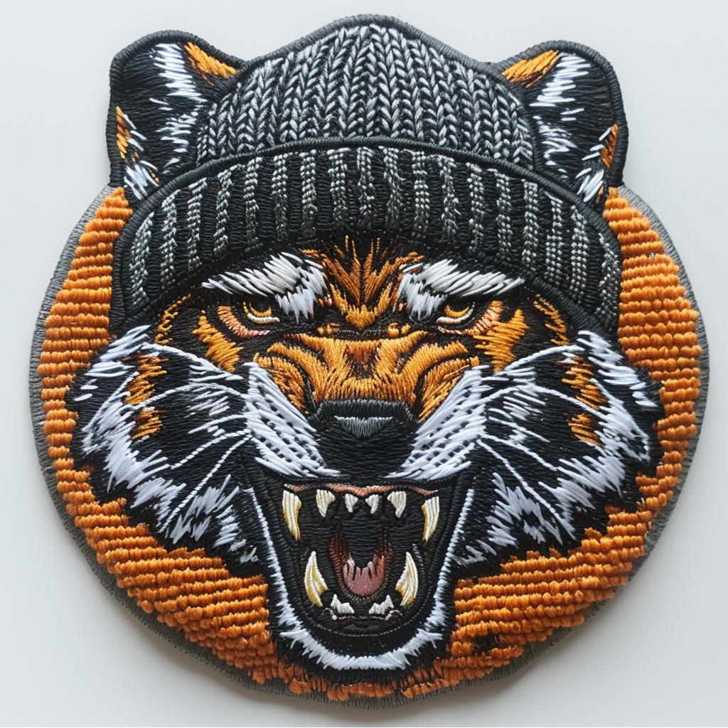 patch  streetwear  chenille  tiger  hat  contrasting  minimal  stitching  culture  angry 955170