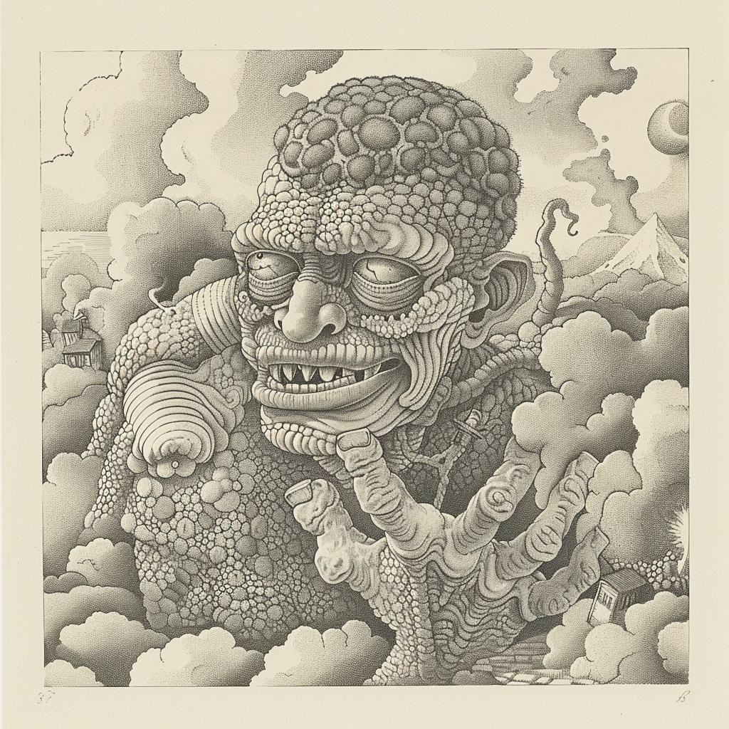 monster  clouds  drawing  1917  horror  dark  surreal  fantasy  creepy  illustration 948969