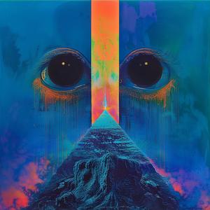 Moebius  album  cover  neon  colours  dark  occult  spiritual  horror  intricate 1077121