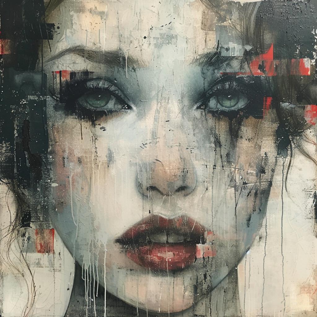 woman  redeyes  painting  intense  portrait  dramatic  colorful  emotional  striking  feminine 960862