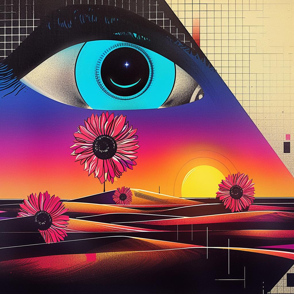 eye  flowers  painting  colorful  nature  symbolism  artistic  detailed  floral  vibrant 967793