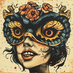 woman  owl  mask  chromolithography  art  mystical  portrait  fantasy  costume  symbolism 1048570