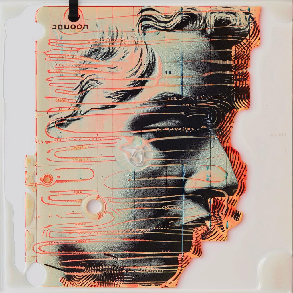 alcohol  ink  anaglyph  painting  man  face  red  background  opart  vibrant 974996