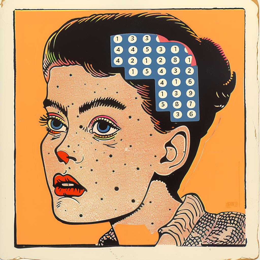 poster  woman  dots  face  collage  artwork  graphic  design  colorful  stylized 963264