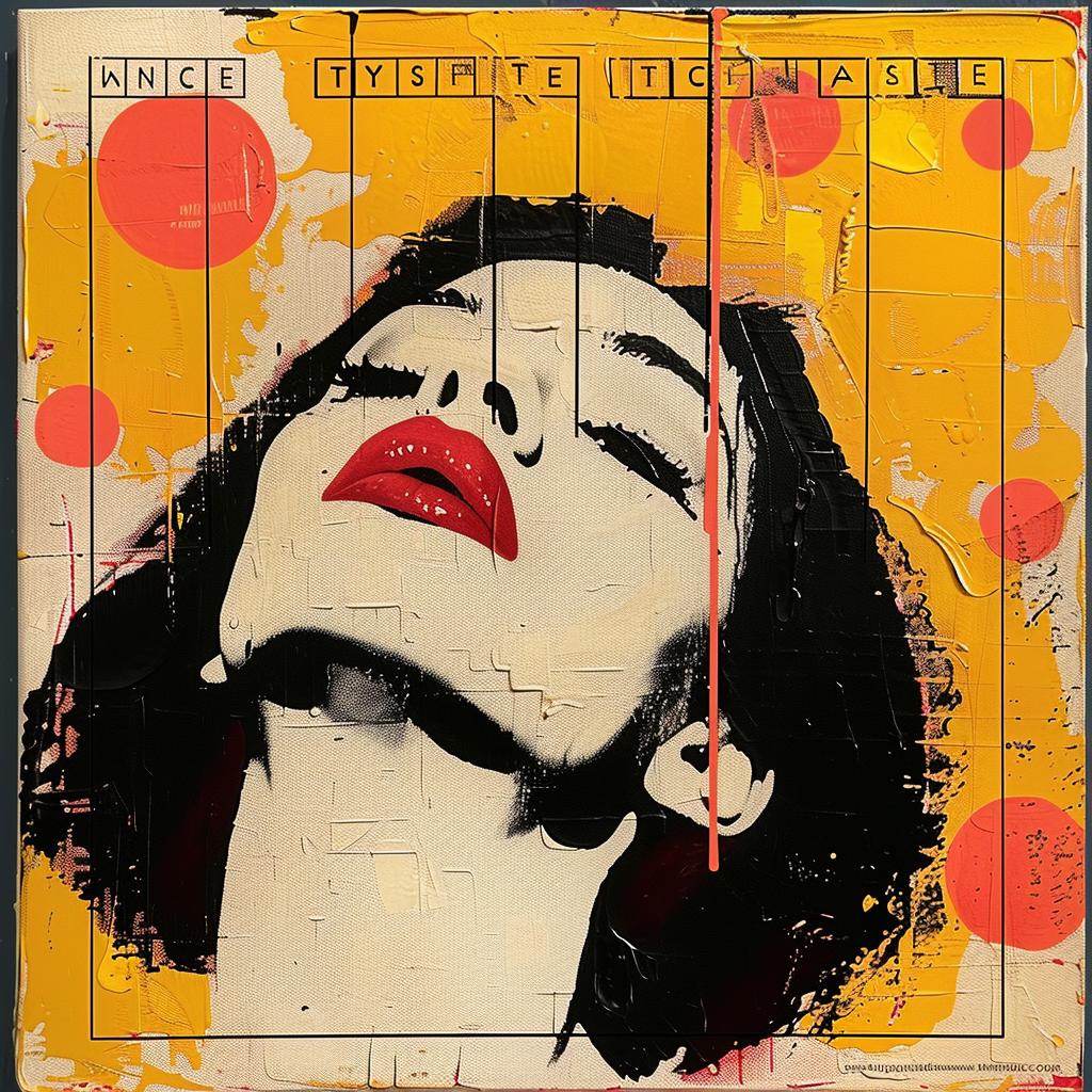 album  cover  woman  red  lips  impasto  painting  Joan  Cornella  1980s 963504