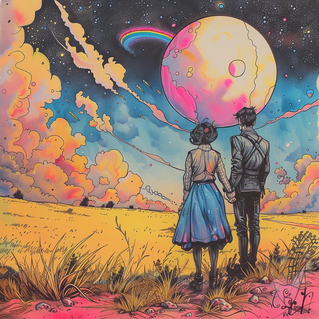 moon  stars  canvas  artprint  dreamy  night  whimsical  cosmic  serene  imaginative 929638