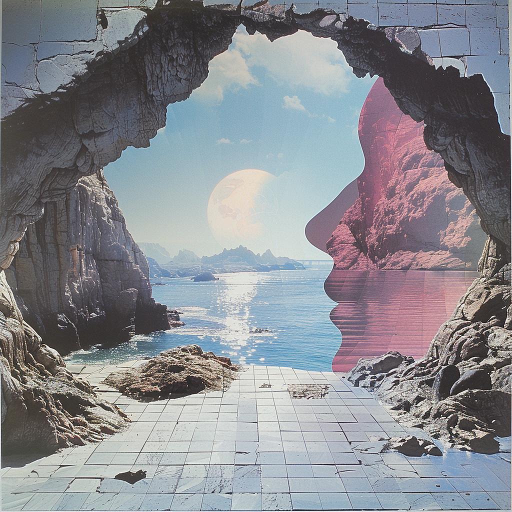 surreal  album  cover  hyper-realistic  screenprinting  moon  harsh  mistress  Lee  Broom 960607