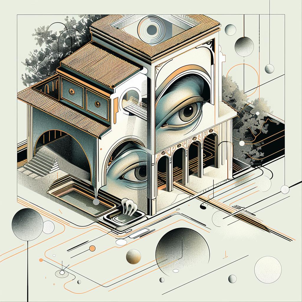 building  eye  illustration  axonometric  modern  conceptual  artwork  surreal  design  unique 966306