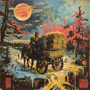 horse  carriage  man  chromolithography  vintage  scene  illustration  art  transportation  country 1057634