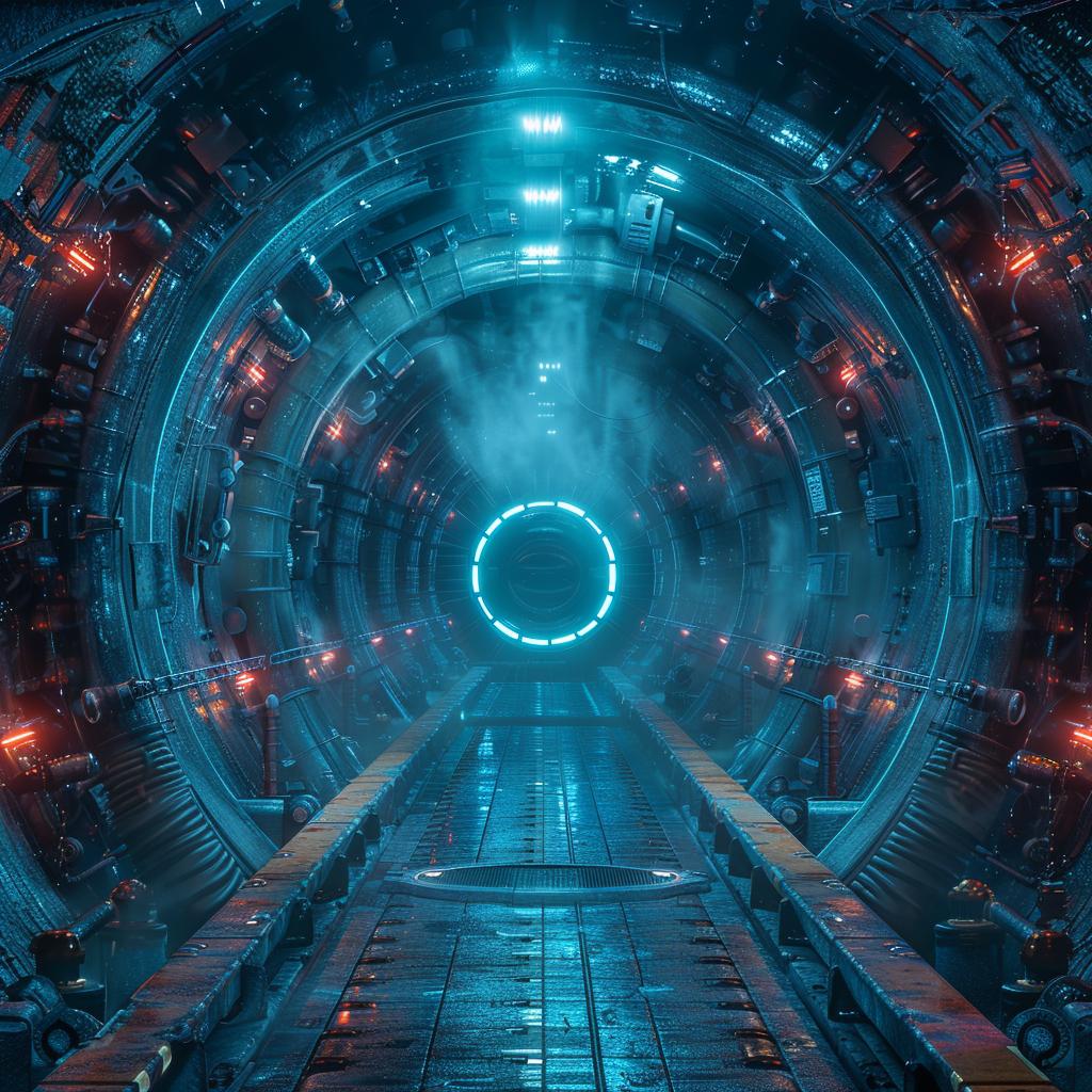 tunnel  lights  darkness  mystery  technology  space  HD  futuristic  circular  arch 1028806