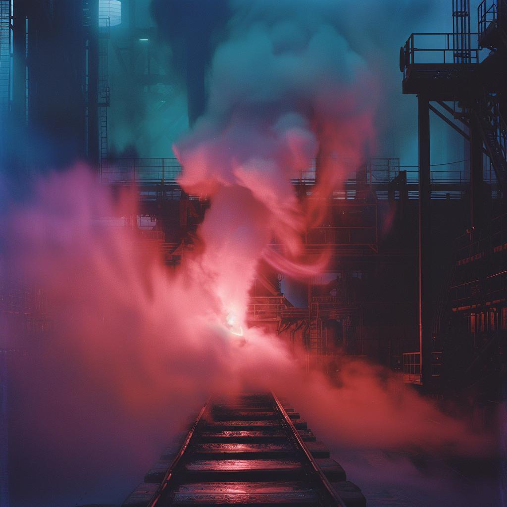 factory  industrial  steam  train  photography  lighting  color  glow  raw  steel 965360