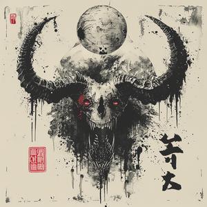 risography  dark  beasts  occult  symbols  japanese  lettering  zodiac  art  chinese 1062478