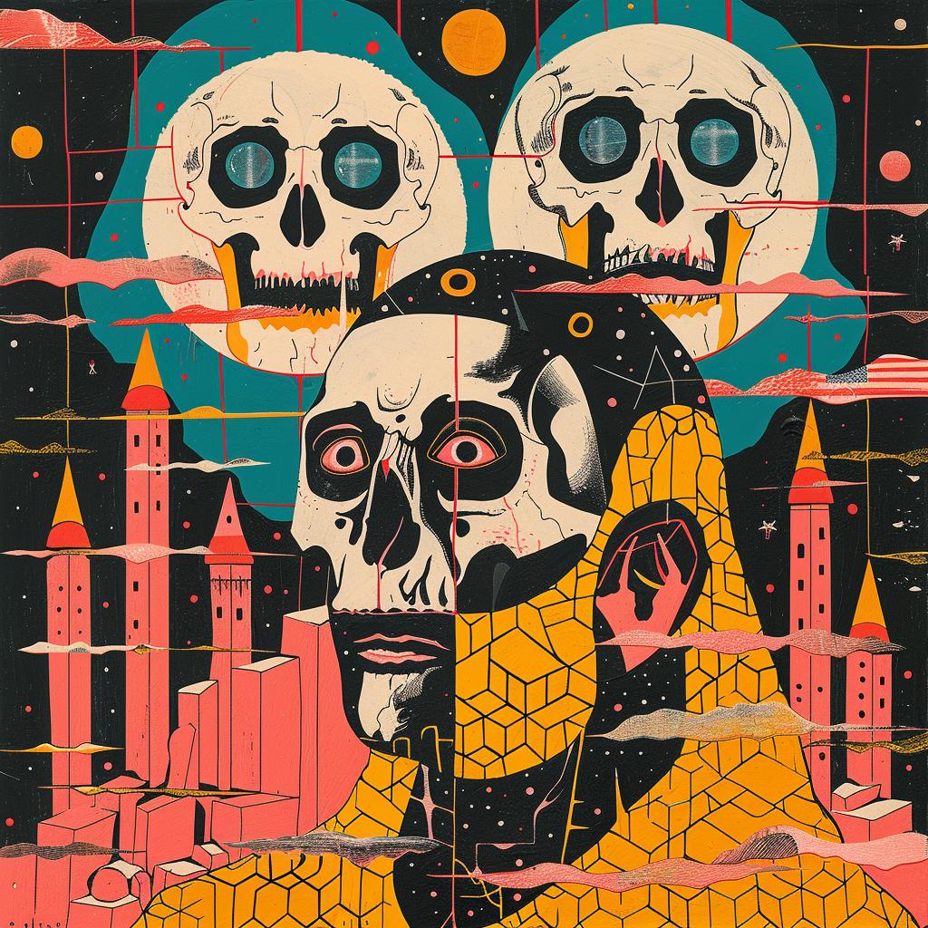 surreal  album  cover  deathmetal  occult  dark  arts  person  Cornella  mosaic 976959