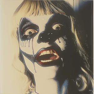 woman  clown  face  makeup  art  colorful  expression  dramatic  creative  portrait 1073958