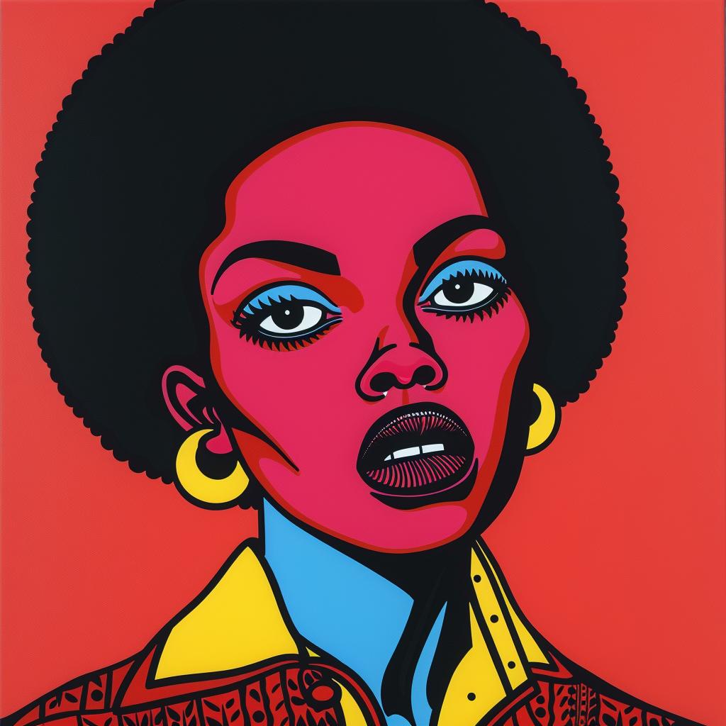 painting  woman  afro  African-American  art  portrait  color  realism  beauty  style 1024274