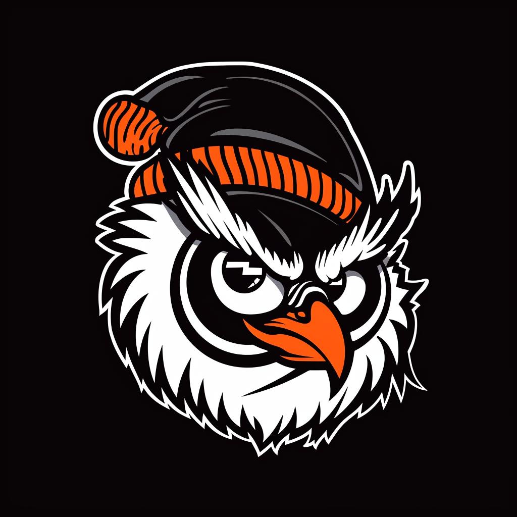 owl  anthropomorphic  streetwise  minimal  aggressive  culture  hat  black  simple  vector 959172