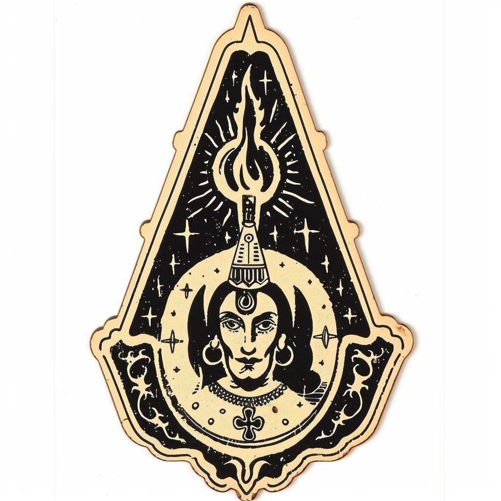 badge  design  woman  triangle  occult  dark  symmetrical  provocative  naturalistic  spiritual 934495