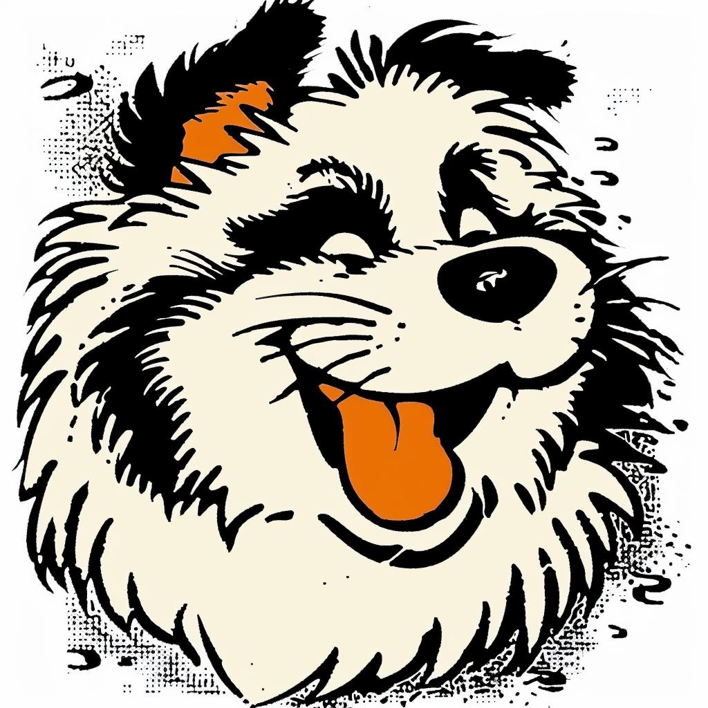 Samoyed  cartoon  dog  smile  white  background  cute  friendly  animal  illustration 942354