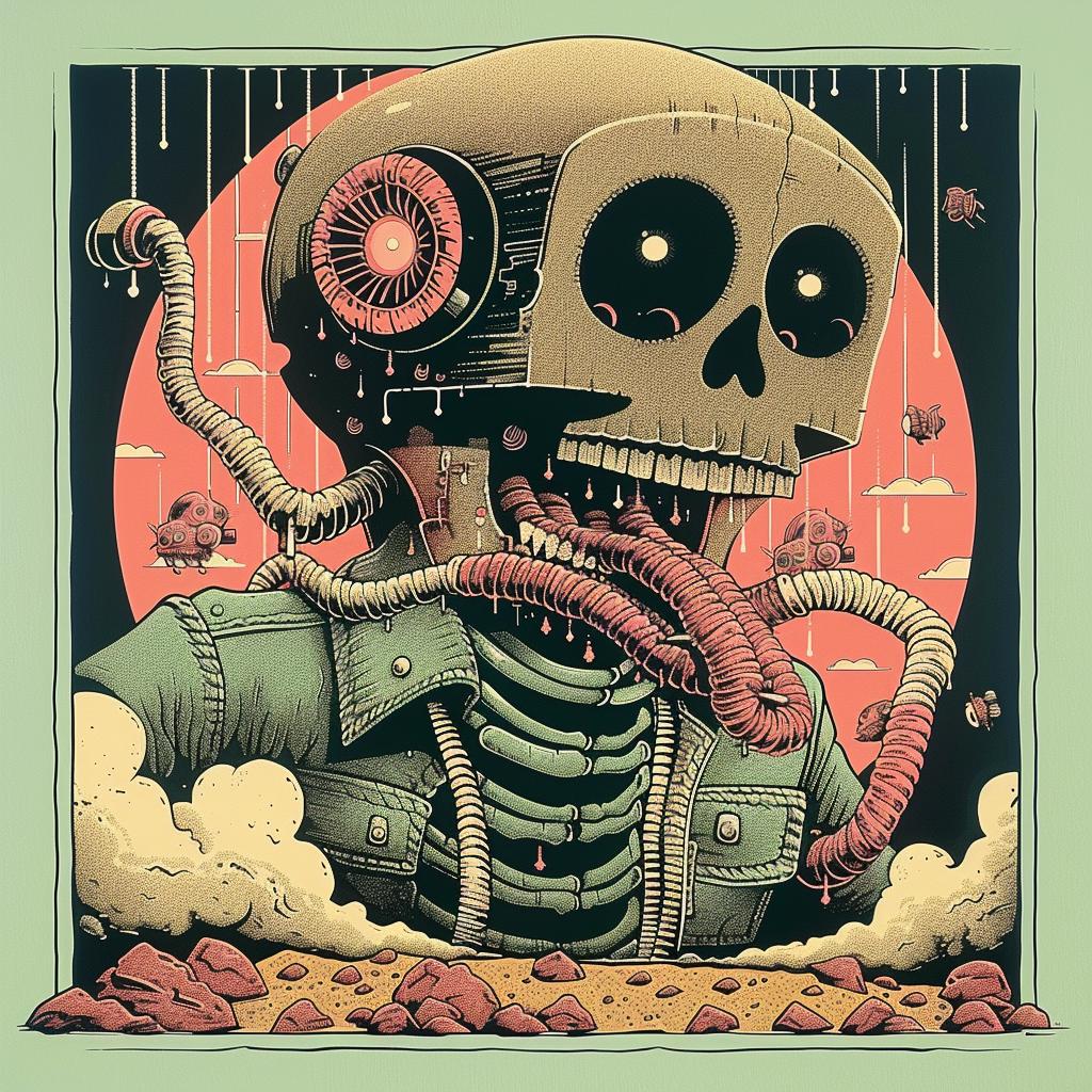 poster  skeleton  suit  gun  illustration  design  graphic  character  artwork  themed 946761