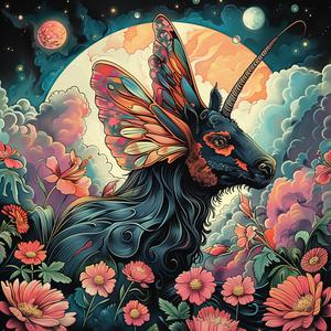 unicorn  wings  flowers  illustration  colorful  fantasy  chromolithography  nature  mythical  art 1058255