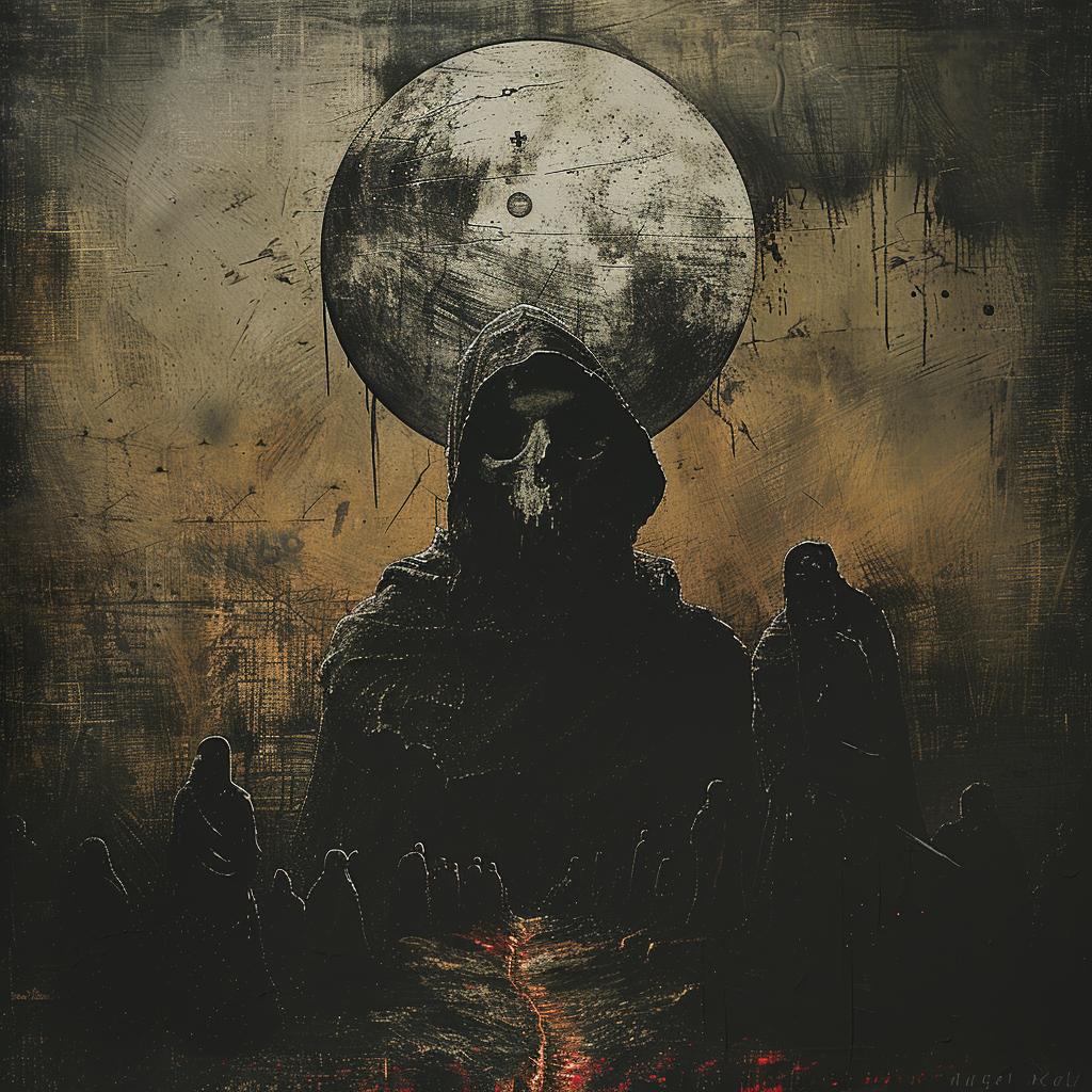 surreal  album  cover  dark  occult  beksinski  emek  rozalski  mckean  blackest night 1035084