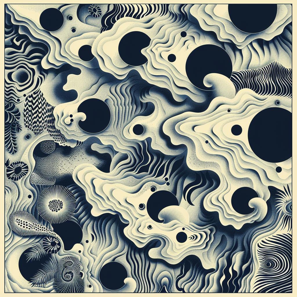 navy  cream  album  vector  collage  patterns  graphic  abstract  design  cool 918100