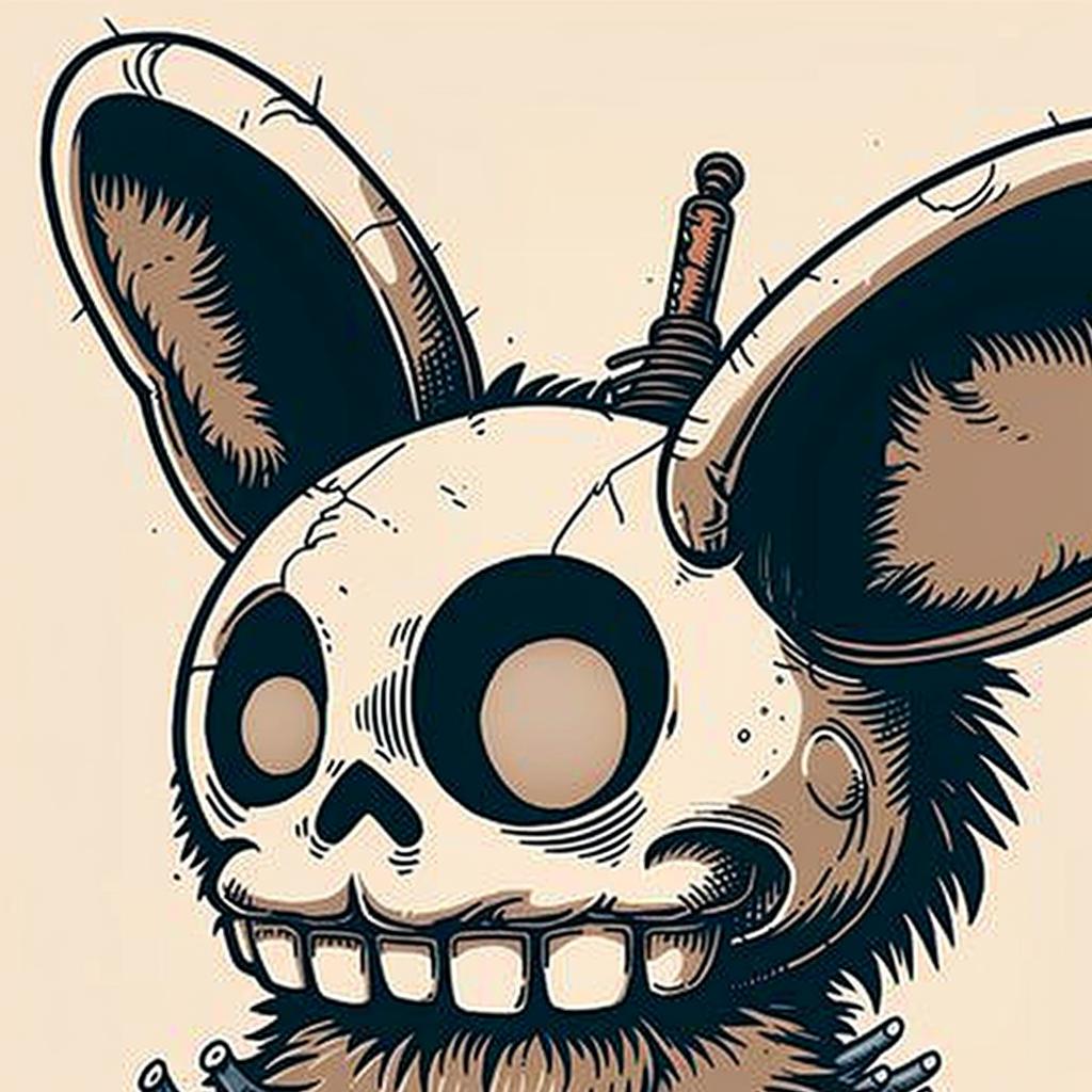 cartoon  character  skull  head  playful  whimsical  illustration  fantasy  bold  colorful 940004