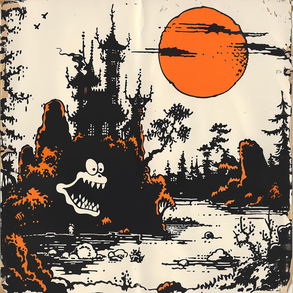 movie  poster  monster  house  surreal  album  collage  illustration  art  design 942251