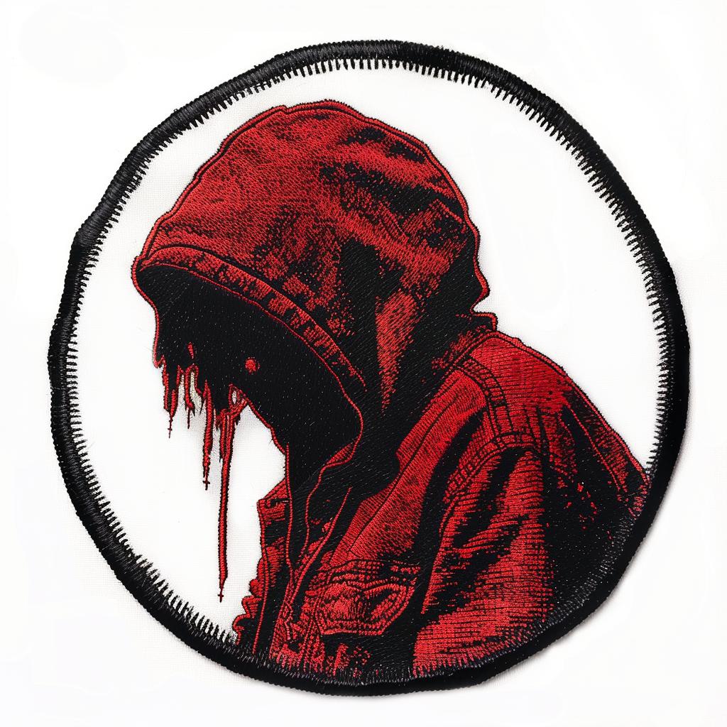 graffiti  tagger  hoodie  streetwear  patch  chenille  minimal  black  white  design 961349