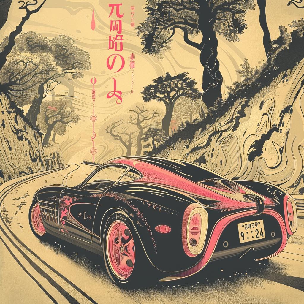 car  poster  retro  futurism  physics  aesthetic  beautiful  thoughtful  details  design 944366