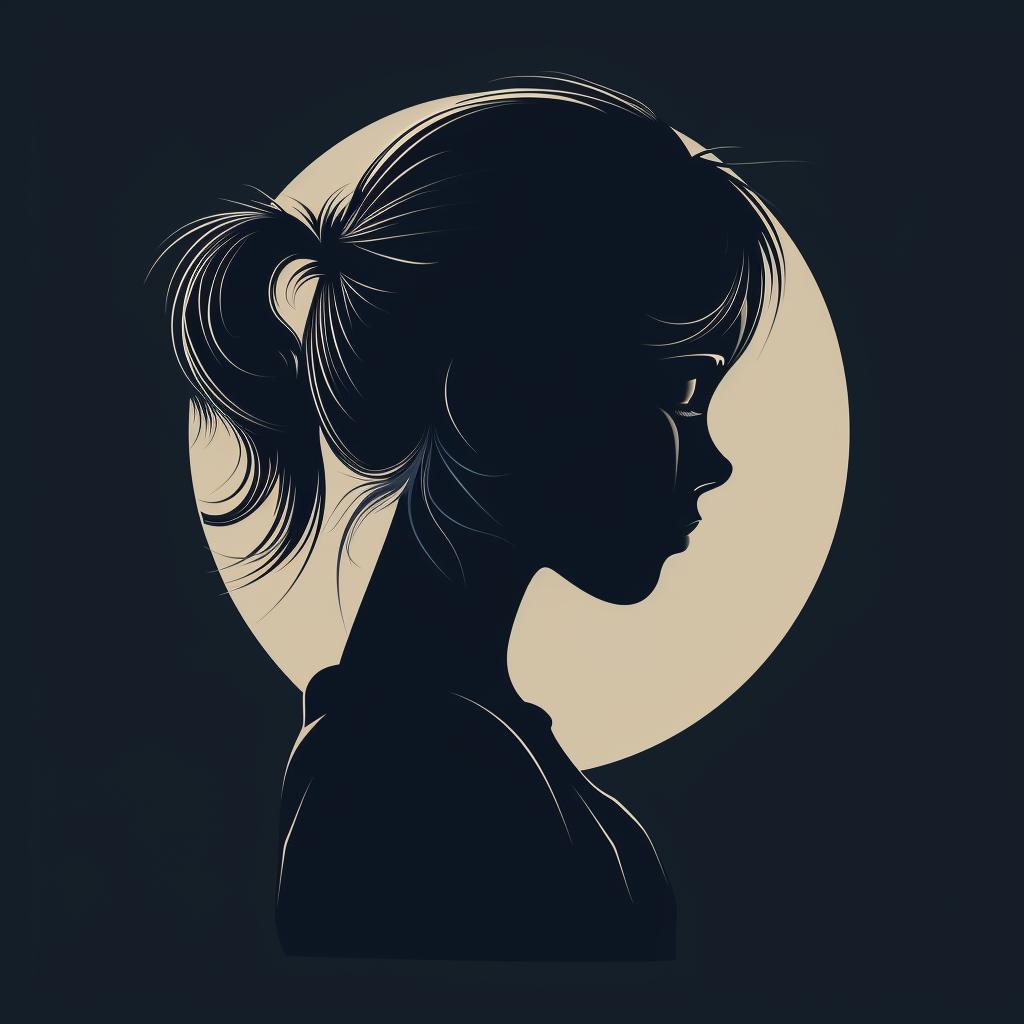 silhouette  girl  moon  profile  vector  logo  minimal  art  black  design 954058