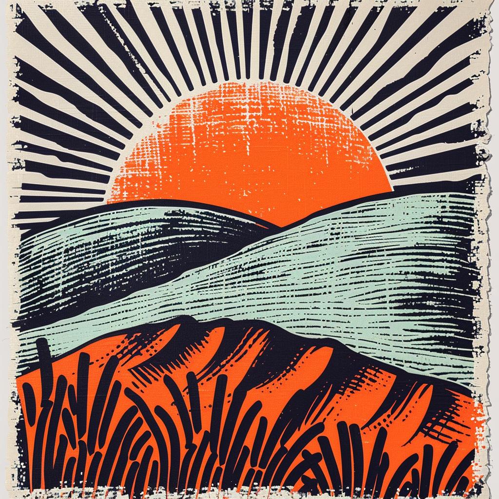 poster  sun  rising  field  flowerpunk  teal  orange  galaxy  illustration  art 941714