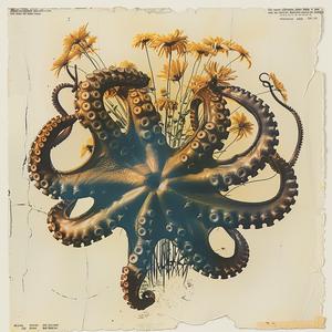 octopus  flowers  arrangement  colorful  artistic  whimsical  marine  nature  decor  surreal 1038188