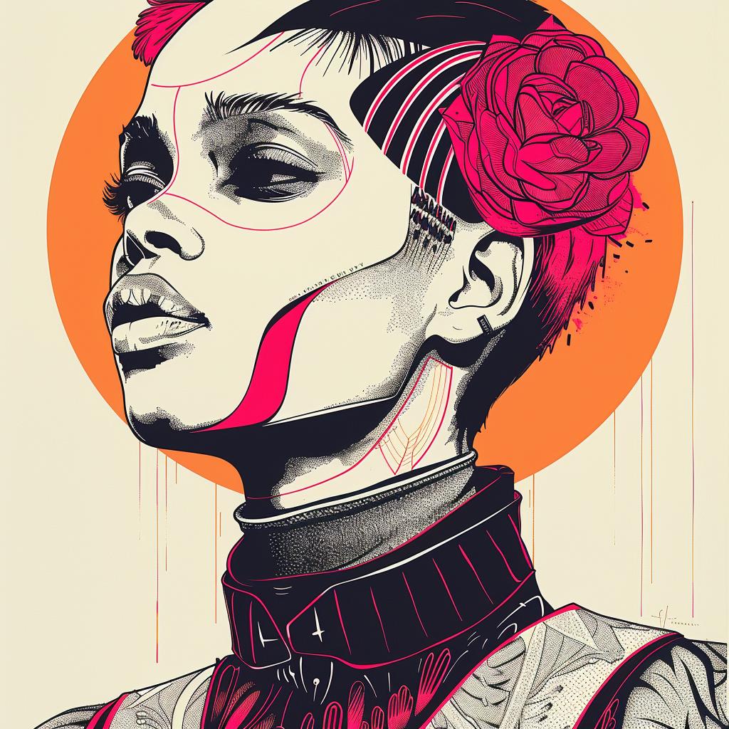 PopArt  KerryWashington  AfricanAmerican  model  shorthair  TroyBrooks  whitebackground  digitalart  illustration  artwork 938970