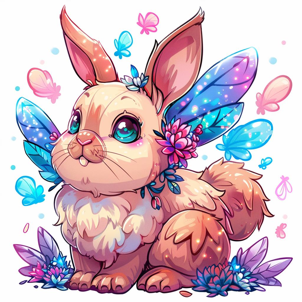 bunny  tattoo  illustration  flowers  cute  blue  eyes  flash  playful  design 927546