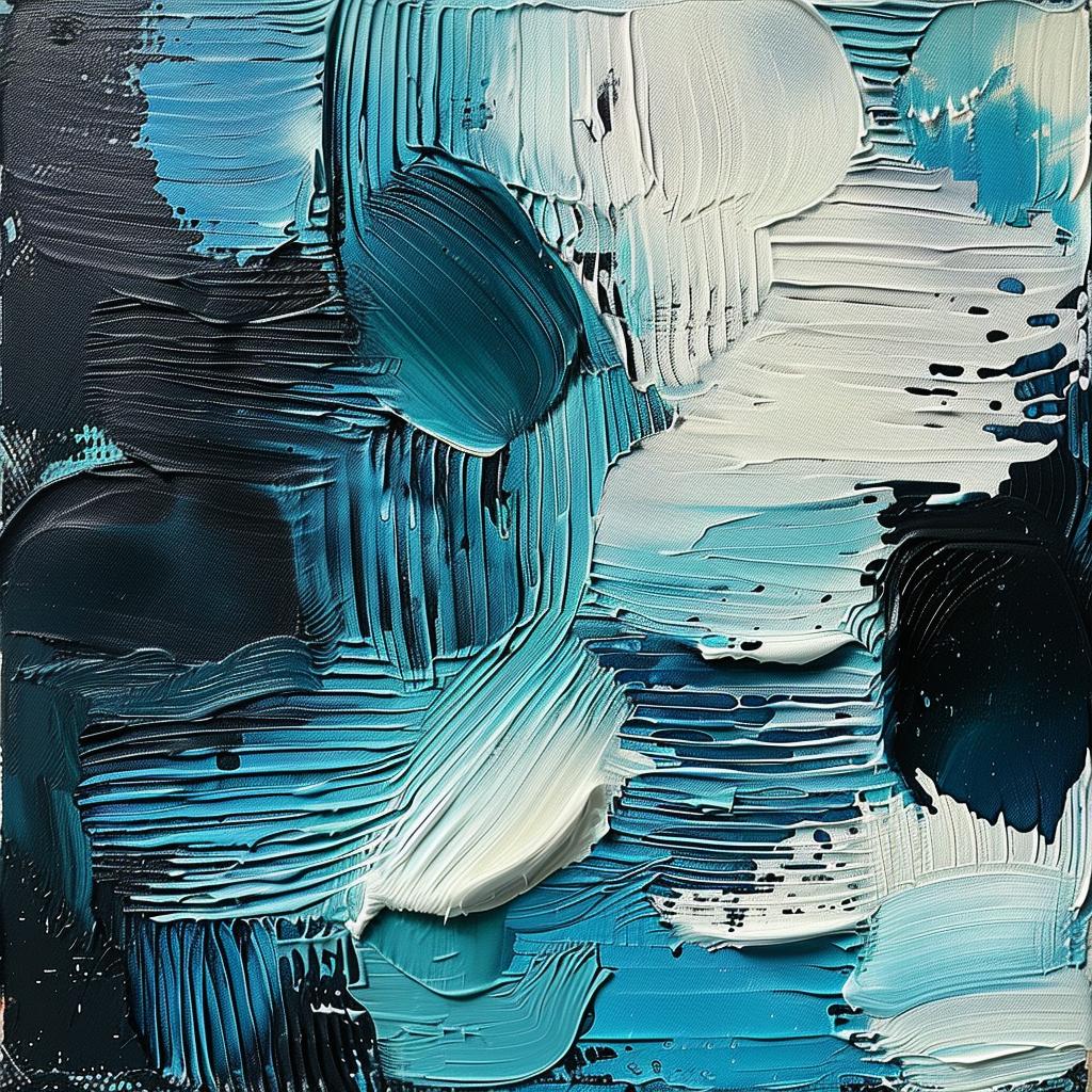abstract  painting  blue  white  paint  modern  vibrant  fluid  expressionistic  textured 963774