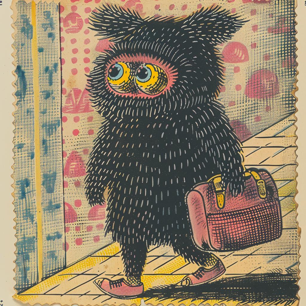 woodcut  collage  streetart  monster  businesswoman  NYC  halftonedots  distressed  wheatpaste  cartoon 917069